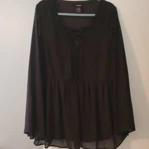 Black dressy shirt